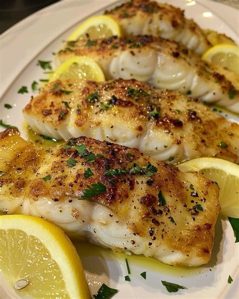Zesty Lemon Butter Fish Fillet: A 15.